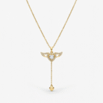 Collier L’Ange du Cœur Doré