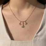 Collier Papillons d’Or – Image 2