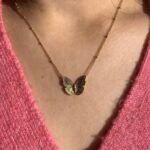 Collier Papillon Doré – Image 2
