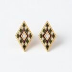 Boucles d’oreilles losanges marocaines