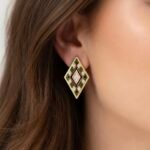 Boucles d’oreilles losanges marocaines – Image 2