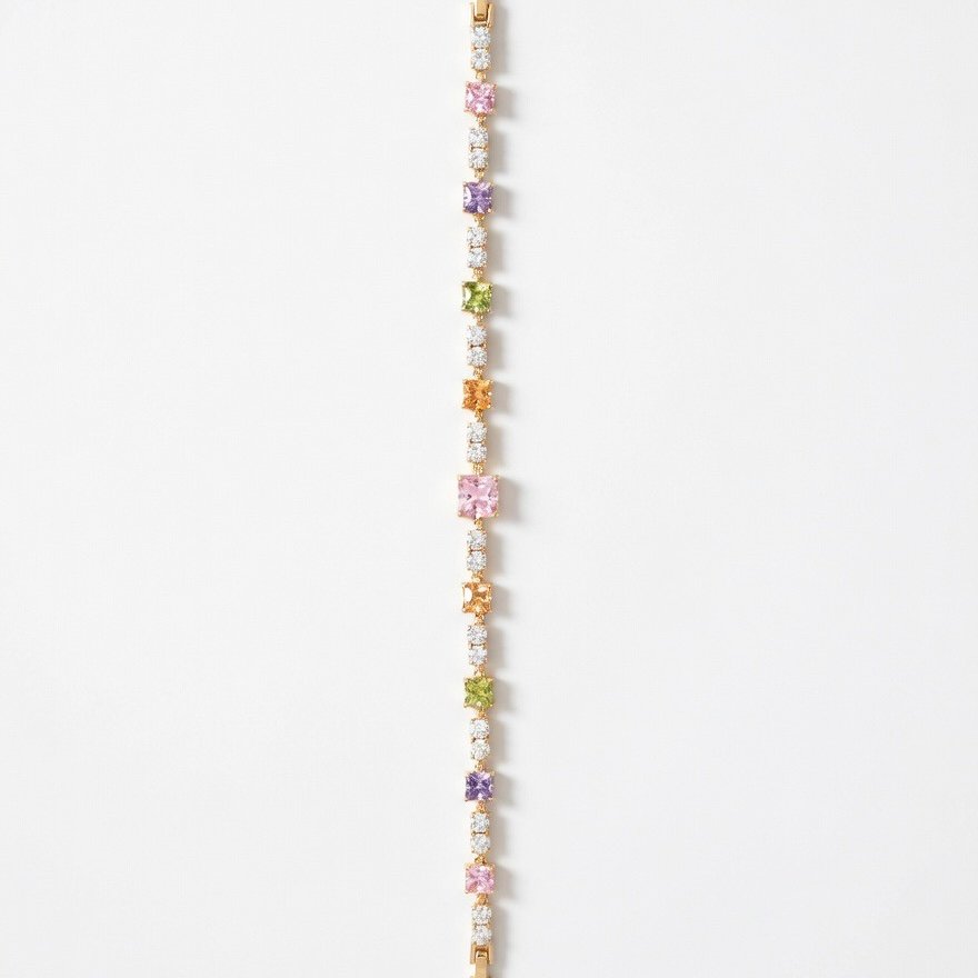 IMG_3118.jpg Bracelet pierres multicolores – Image 1