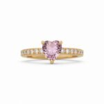 Bague Cœur Violet
