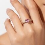 Bague Cœur Violet – Image 2
