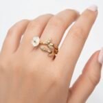 Bague Fleur de Perle « Ajustable » – Image 2