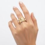 Bague Perles Blanches « Ajustable » – Image 2