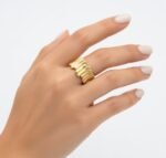 Bague Ondulée « Ajustable » – Image 3